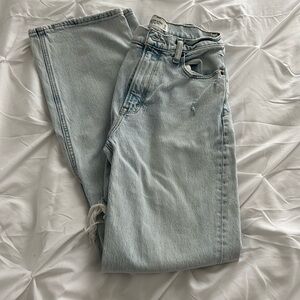 Abercrombie & Fitch High Rise Jeans | Light Wash | 25 0 long